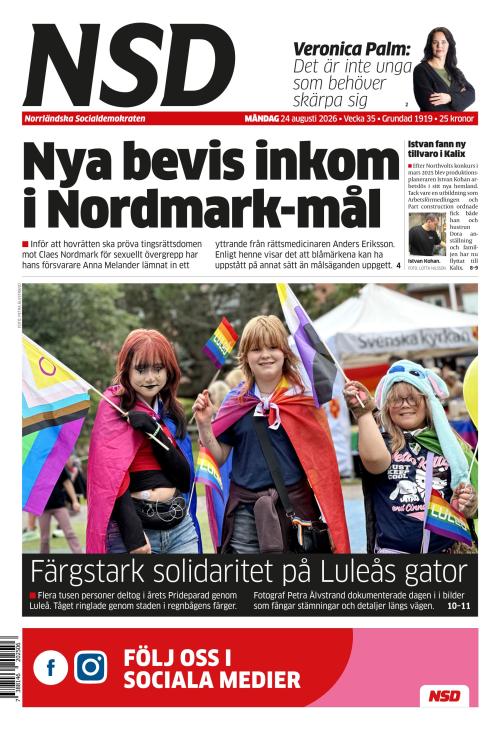 Norrländska Socialdemokraten 24.8.2026