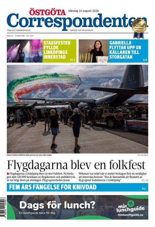 Östgöta Correspondenten 24.8.2026
