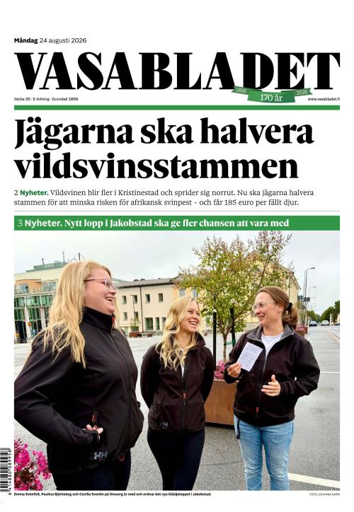 Vasabladet 24.8.2026