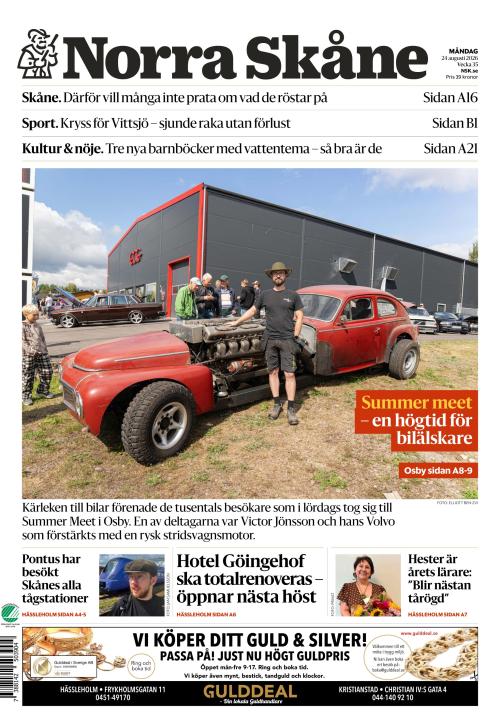 Norra Skåne 24.8.2026