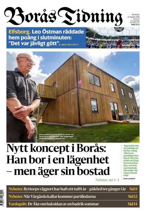 Borås Tidning 24.8.2026