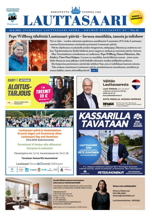 Lauttasaari-lehti 26.8.2026