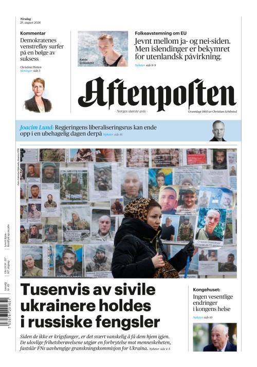 Aftenposten 25.8.2026