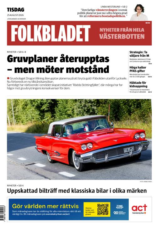 Folkbladet (Västerbotten) 25.8.2026
