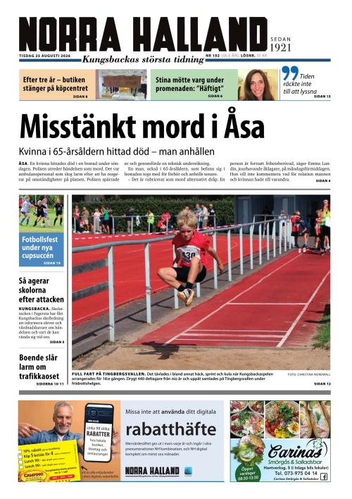 Norra Halland 25.8.2026