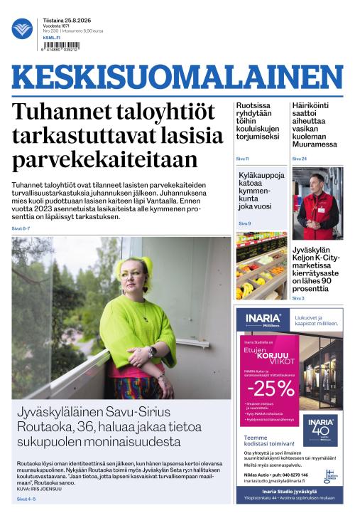 Keskisuomalainen 25.8.2026