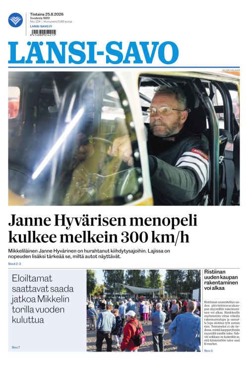 Länsi-Savo 25.8.2026