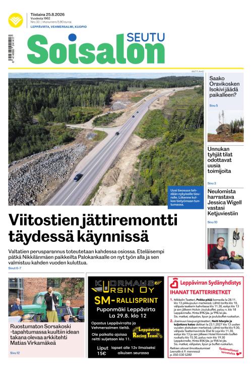 Soisalon Seutu 25.8.2026