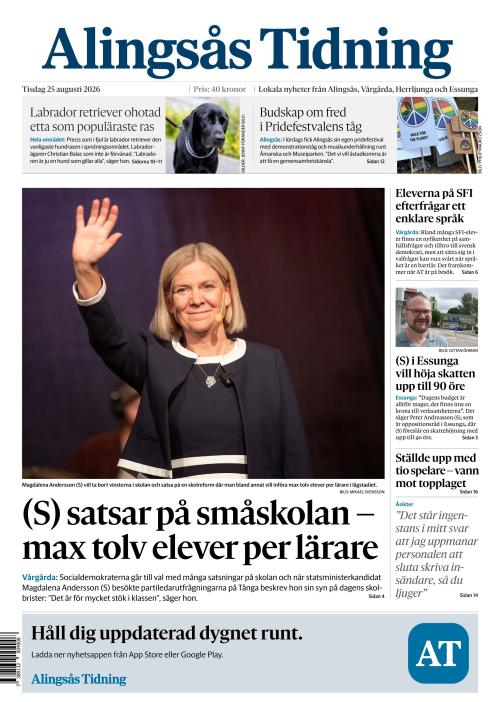 Alingsås Tidning 25.8.2026