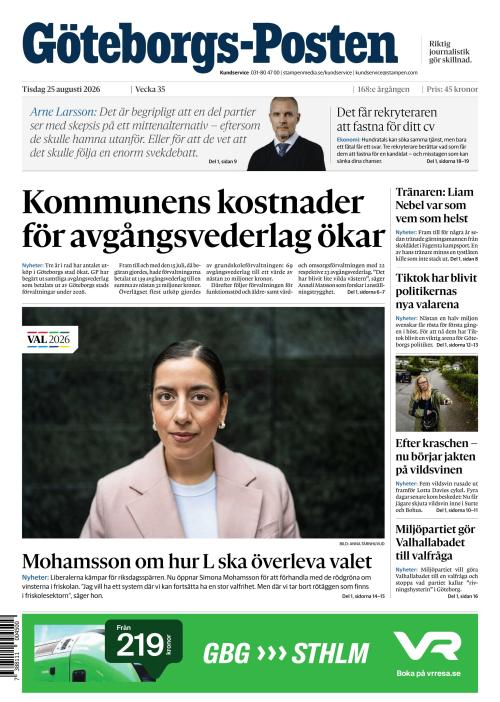 Göteborgs-Posten 25.8.2026