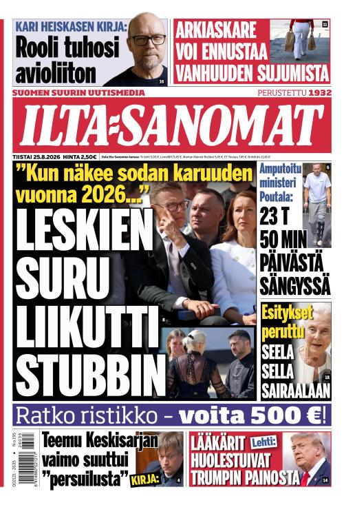 Ilta-Sanomat 25.8.2026