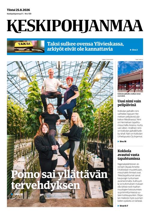 Keskipohjanmaa 25.8.2026