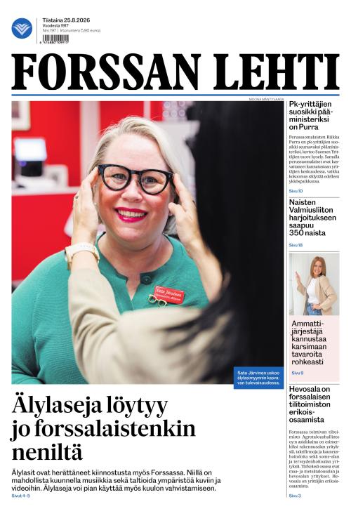 Forssan Lehti 25.8.2026