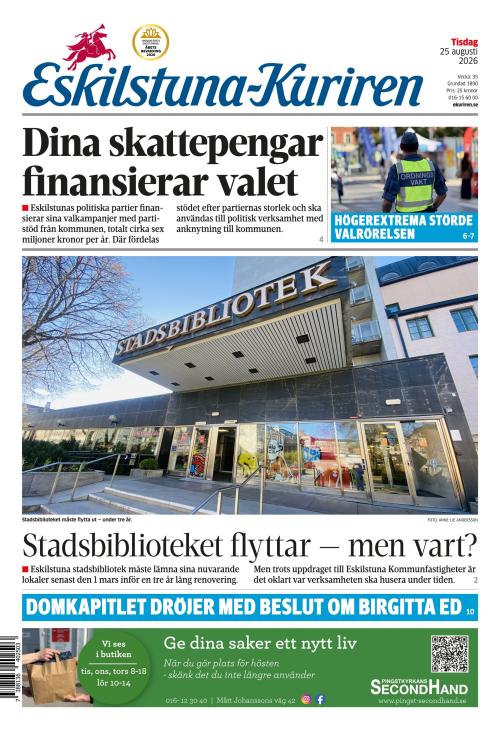 Eskilstuna-Kuriren 25.8.2026