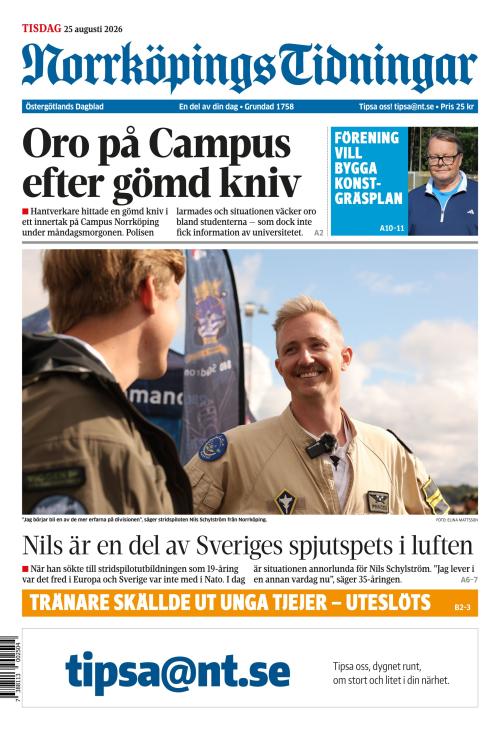Norrköpings Tidningar 25.8.2026