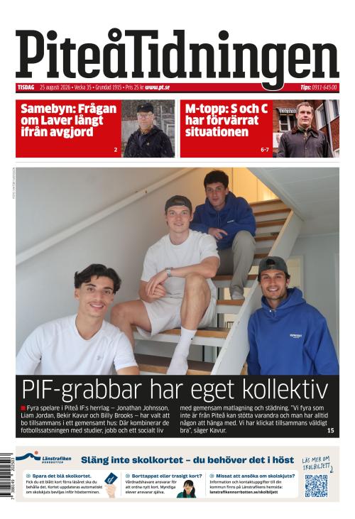 Piteå-Tidningen 25.8.2026
