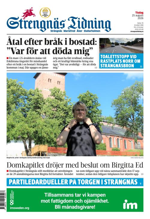 Strengnäs Tidning 25.8.2026