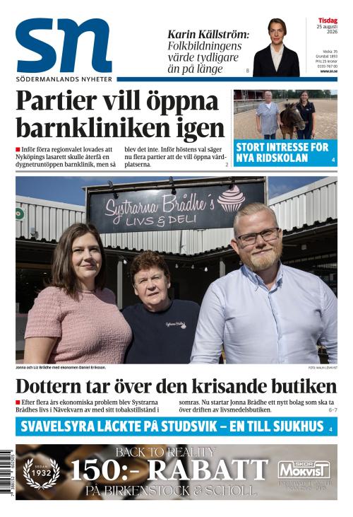 Södermanlands Nyheter 25.8.2026
