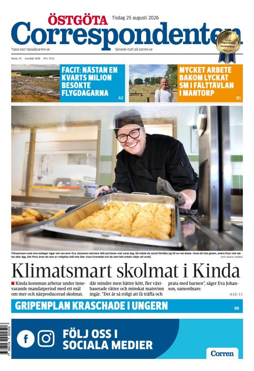 Östgöta Correspondenten 25.8.2026