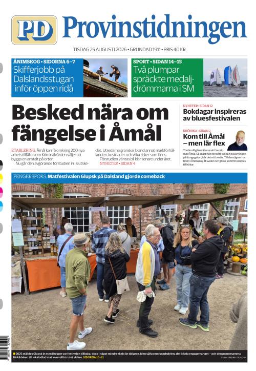 Provinstidningen Dalsland 25.8.2026
