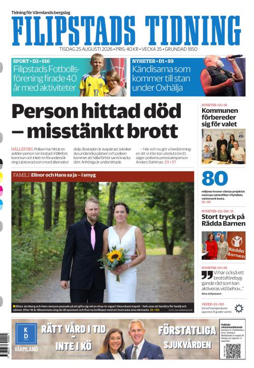 Filipstads Tidning 25.8.2026