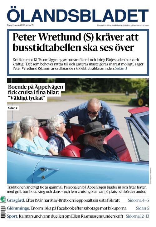 Ölandsbladet 25.8.2026