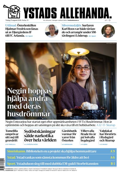 Ystads Allehanda 25.8.2026