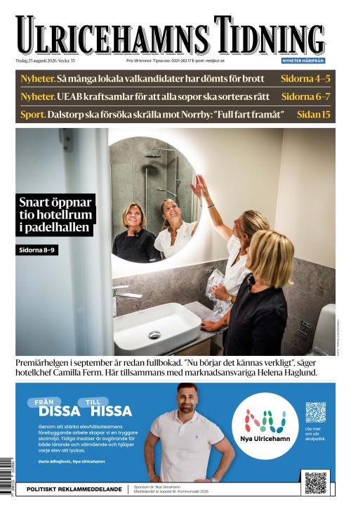 Ulricehamns Tidning 25.8.2026