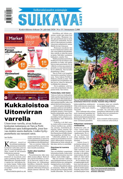 Sulkava-lehti 26.8.2026