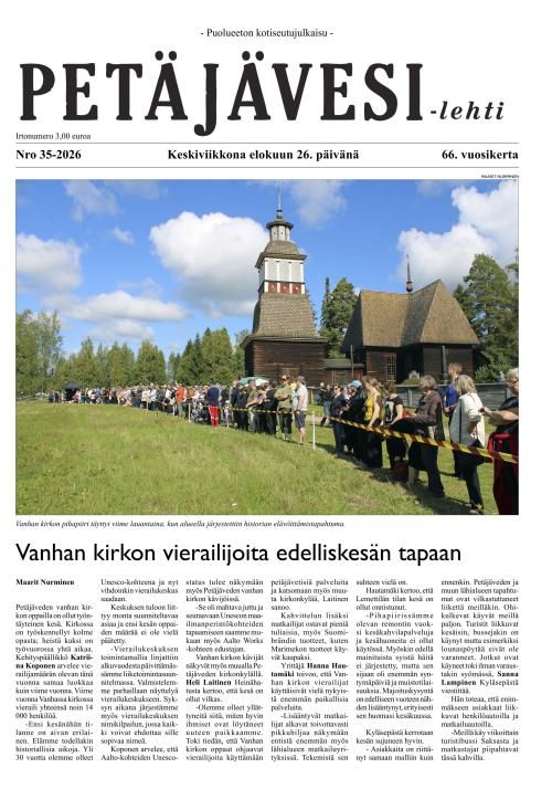Petäjävesi 26.8.2026