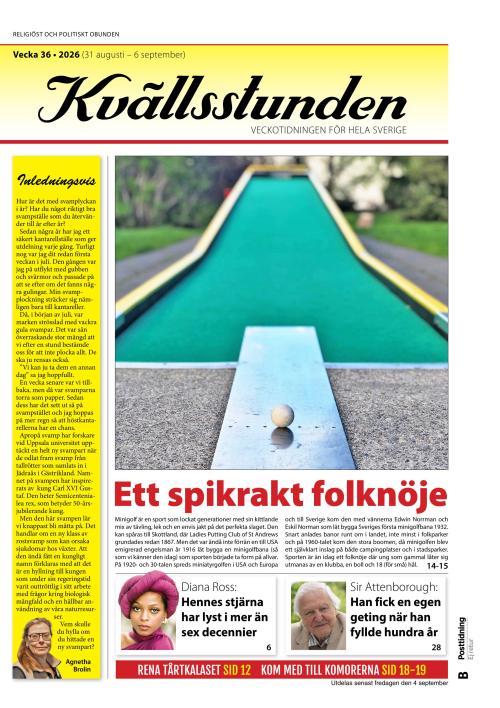 Kvällsstunden 36/2026