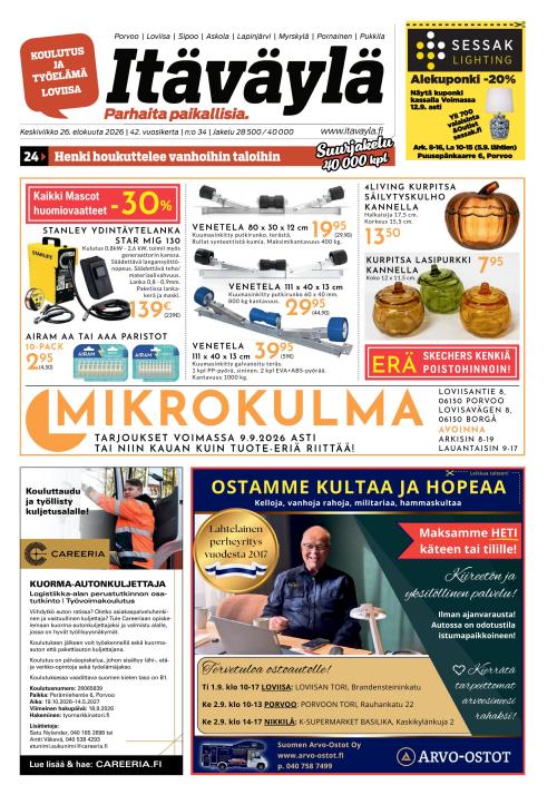 Itäväylä 26.8.2026