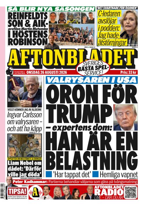 Aftonbladet 26.8.2026
