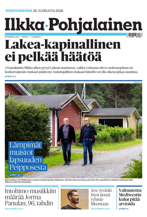 Ilkka-Pohjalainen 26.8.2026