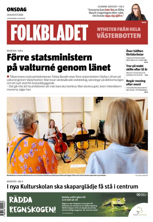 Folkbladet (Västerbotten) 26.8.2026