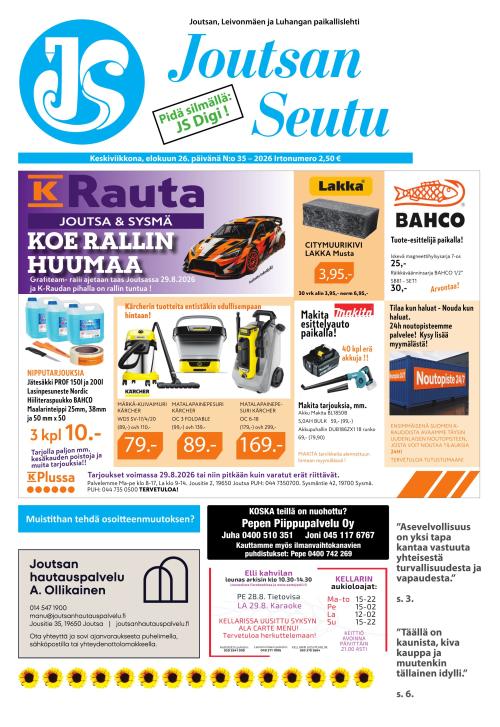 Joutsan Seutu 26.8.2026