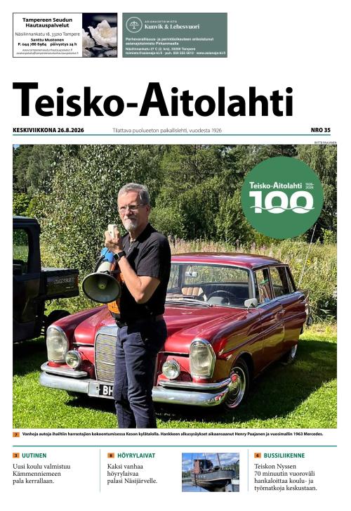 Teisko-Aitolahti 26.8.2026