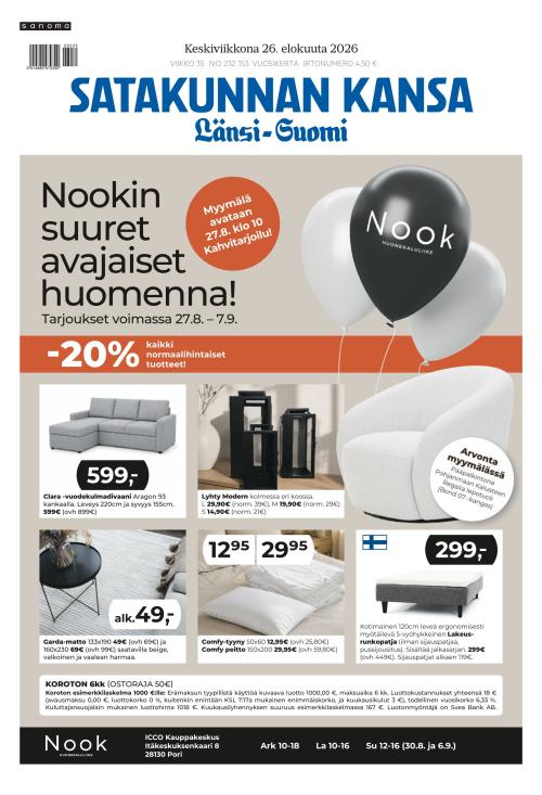 Satakunnan Kansa Länsi-Suomi 26.8.2026