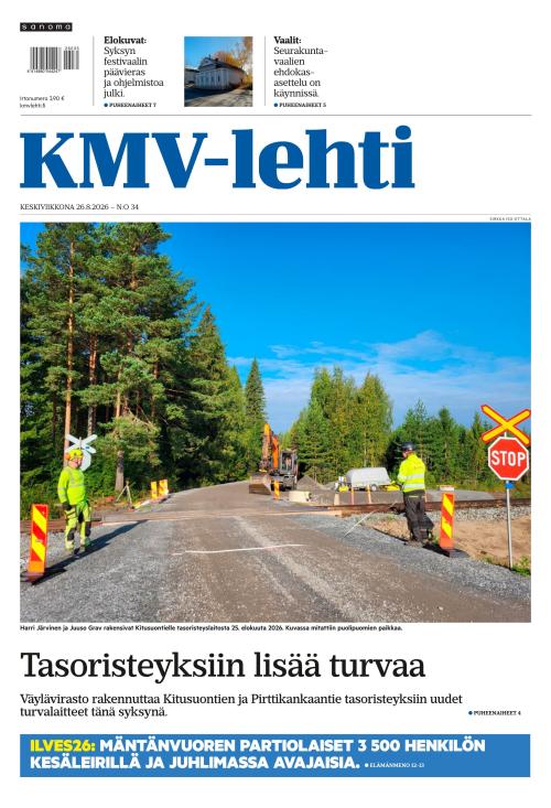 KMV-lehti 26.8.2026
