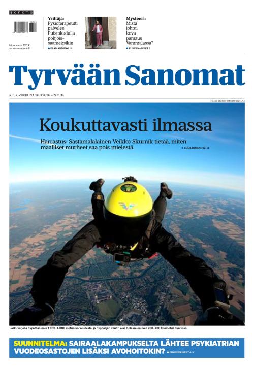 Tyrvään Sanomat 26.8.2026
