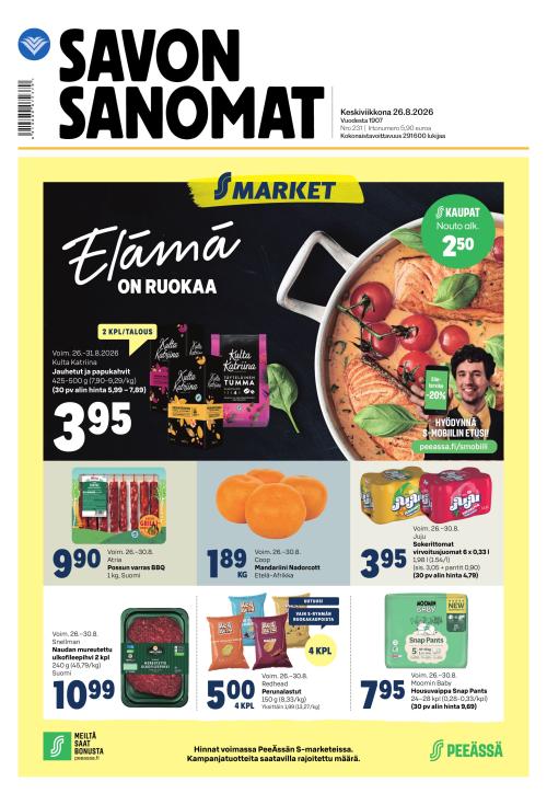 Savon Sanomat 26.8.2026