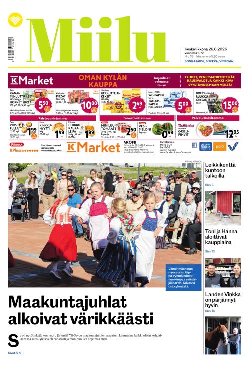 Miilu 26.8.2026