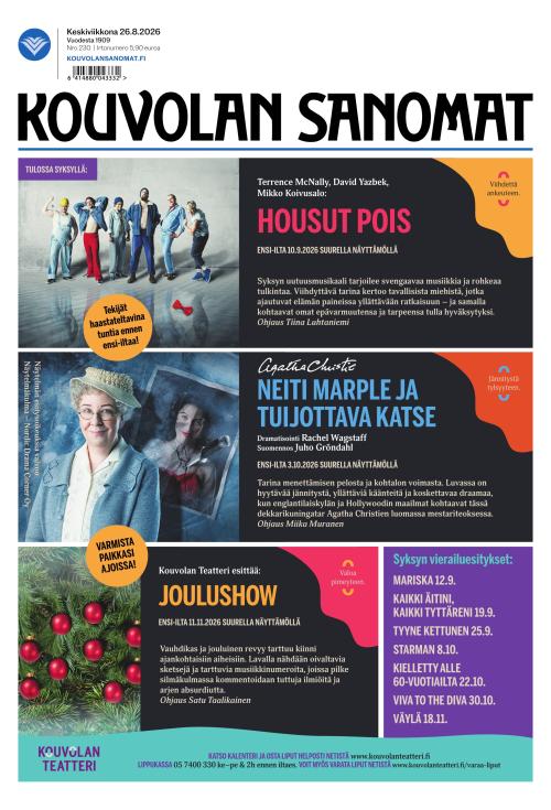 Kouvolan Sanomat 26.8.2026