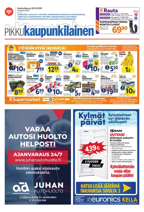 Pikkukaupunkilainen 26.8.2026
