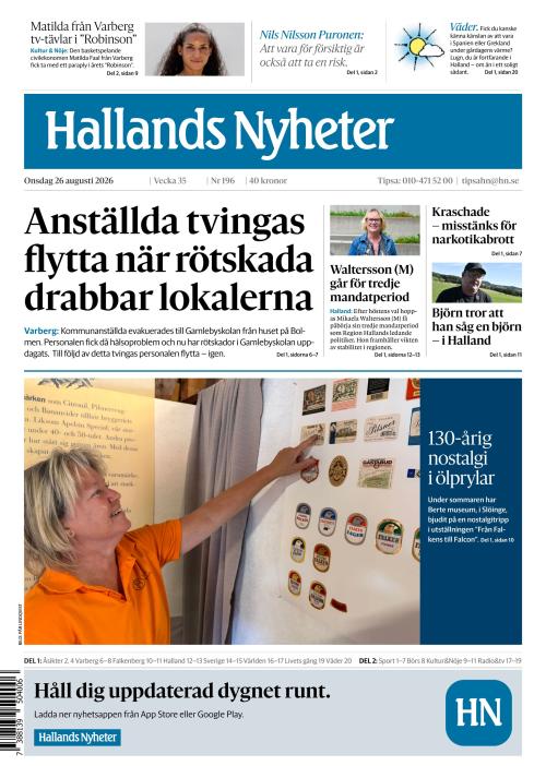 Hallands Nyheter 26.8.2026