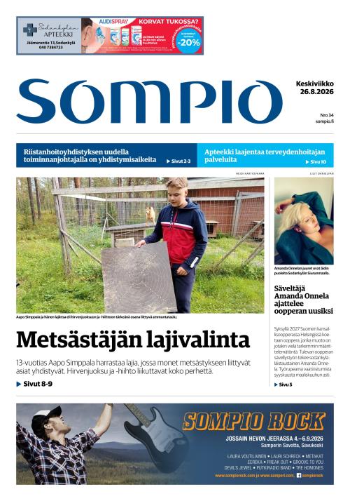 Sompio 26.8.2026