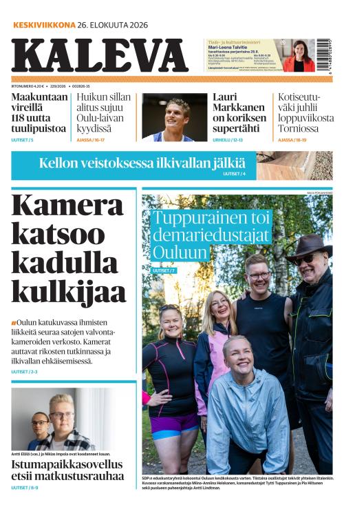 Kaleva 26.8.2026