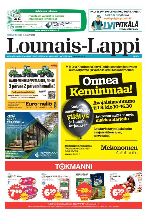 Lounais-Lappi 26.8.2026