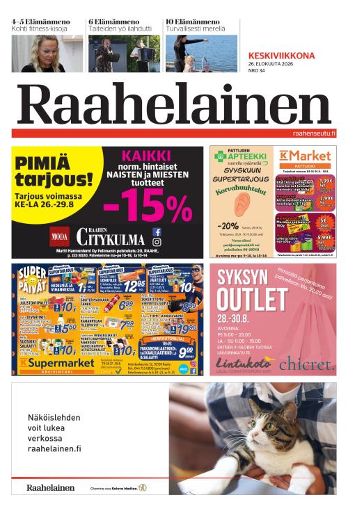 Raahelainen 26.8.2026