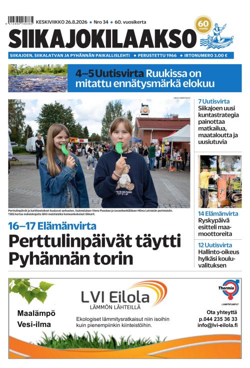 Siikajokilaakso 26.8.2026